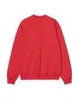 Sudadera Carhartt WIP Carhartt Sweatshirt Rojo Cereza-Azul Espacial para hombre posterior