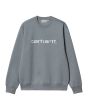 Sudadera holgada Carhartt Sweat Dove Grey/Wax para hombre 