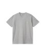Carhartt WIP camiseta Chase Grey Heather Gold