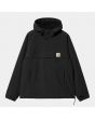 Chaqueta de invierno con capucha Carhartt WIP Nimbus Pullover negra para hombre