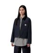 Mujer con chaqueta de entretiempo Carhartt WIP Womens Newkirk Summer Jacket Deep Night-Black
