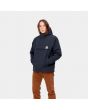 Hombre con chaqueta de invierno con capucha Carhartt WIP Nimbus Pullover azul marino