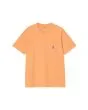 Camiseta Carhartt WIP Pocket naranja para hombre con bolsillo
