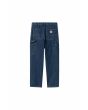 Pantalón Vaquero Carhartt WIP Single Knee azul lavado a la piedra para hombre posterior