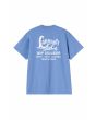 Camiseta Carhartt WIP Waves Curacao para hombre vista trasera con estampado gráfico 