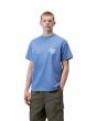 Hombre con camiseta Carhartt WIP Waves azul Curacao