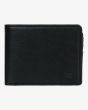 Cartera de cuero con triple hoja Billabong Vacant Leather Negra para hombre