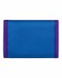Cartera de velcro Element Elemental Wallet azul y violeta para hombre posterior