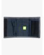 Cartera de triple hoja Quiksilver The Everydaily color verde chino para hombre abierta