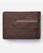 Cartera de cuero sintético Rip Curl Direction PU All Day marrón para hombre posterior