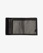 Cartera de triple hoja con velcro Billabong Tribong Lite Grey Heather para hombre abierta
