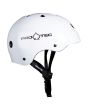 Casco de protección para skate Pro-Classic Certified Blanco para adulto lateral