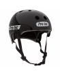Casco de protección para Skate o BMX Pro-Tec Old School negro brillante para adulto frontal