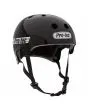 Casco de protección para Skate o BMX Pro-Tec Old School negro brillante para adulto frontal