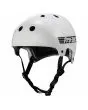Casco para skate o bmx Pro-Tec Old School Blanco Brillante para adulto