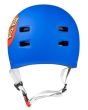 Casco Skateboard Bullet x Santa Cruz Classic Dot azul para adulto posterior