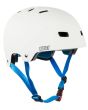Casco Skateboard Bullet x Santa Cruz Screaming Hand blanco para adulto frontal
