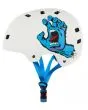 Casco Skateboard Bullet x Santa Cruz Screaming Hand blanco para adulto
