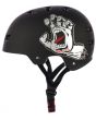 Casco Skateboard Bullet x Santa Cruz Screaming Hand negro para adulto