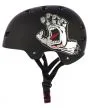 Casco Skateboard Bullet x Santa Cruz Screaming Hand negro para adulto