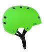 Casco de protección para Skateboard y BMX Infantil Bullet Deluxe T35 Youth verde lima lateral