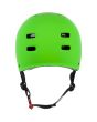 Casco de protección para Skateboard y BMX Infantil Bullet Deluxe T35 Youth verde lima posterior