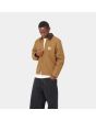Hombre con chaqueta Carhartt WIP Detroit Jacket Marrón cremallera
