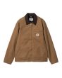 Cazadora de entretiempo con cuello de pana Carhartt WIP Detroit Jacket Summer Hamilton Brown Tobacco Rinsed para hombre
