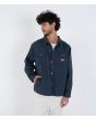 Hombre con cazadora de invierno Hurley Trade Jacket Gris Iron Ore