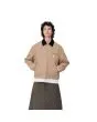Mujer con Cazadora Carhartt WIP W' OG Detroit Jacket WInter Marrón Cacahuete y Negra bolsillos