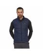 Hombre con Chaleco acolchado impermeable Patagonia Men's Nano Puff Vest Azul Marino