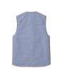Chaleco de entretiempo Carhartt WIP Arbor Vest Bay Blue para hombre posterior