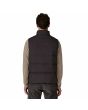 Hombre con chaleco acolchado Patagonia Downdrift Vest Negro Tinta posterior
