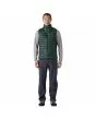 Hombre con chaleco Patagonia Down Sweater Vest Verde Cascada ajuste regular