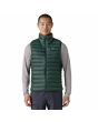 Hombre con chaleco Patagonia Down Sweater Vest Verde Cascada
