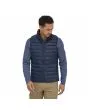 Hombre con chaleco acolchado impermeable Patagonia Down Sweater Vest azul marino 
