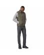 Hombre con chaleco acolchado impermeable Patagonia Down Sweater Vest Verde Pino bolsillos