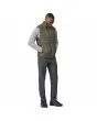 Hombre con chaleco acolchado impermeable Patagonia Down Sweater Vest Verde Pino bolsillos