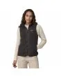 Mujer con chaleco de forro polar Patagonia Retro Pile Negro Tinta 
