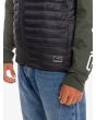 Hombre con chaleco ligero Quiksilver Scaly Negro etiqueta