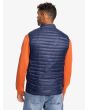 Hombre con chaleco ligero Quiksilver Scaly Azul Marino posterior
