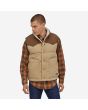 Hombre con Chaleco reversible Patagonia Bivy Down Vest Classic Tan 