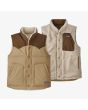 Chaleco reversible Patagonia Bivy Down Vest Classic Tan para hombre