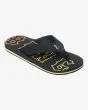 Chanclas Billabong Boy All Day Theme Negras para niño correa de dedo