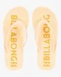 Chanclas Billabong Sunlight Golden Peach amarillas para mujer 