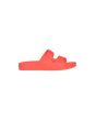 Chanclas ecológicas Cacatoès Rio de Janeiro Kids en tono coral para niña lateral