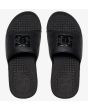 Chanclas DC Shoes Bolsa Slider negras para hombre superior