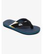 Chanclas Quiksilver Molokai Layback Youth azules y negras para niño 