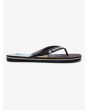 Chanclas Quiksilver Molokai Panel negras para hombre derecha