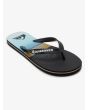 Chanclas Quiksilver Molokai Panel negras para hombre
